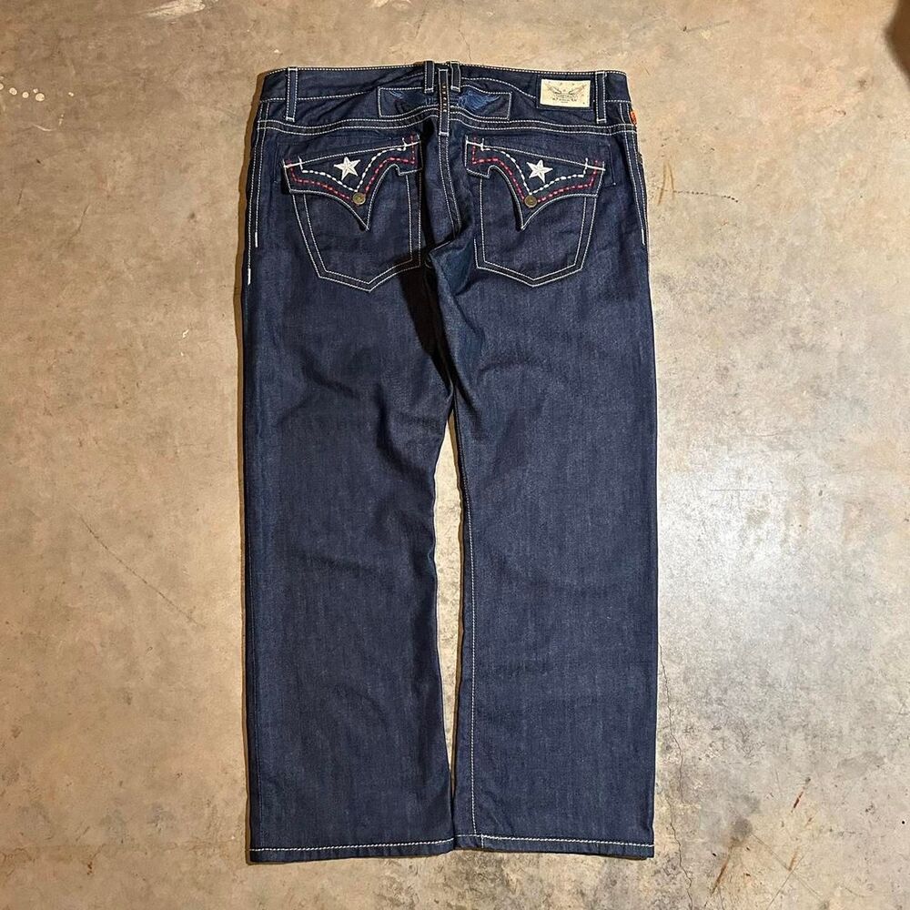 Unbranded Men's Navy and Blue Jeans